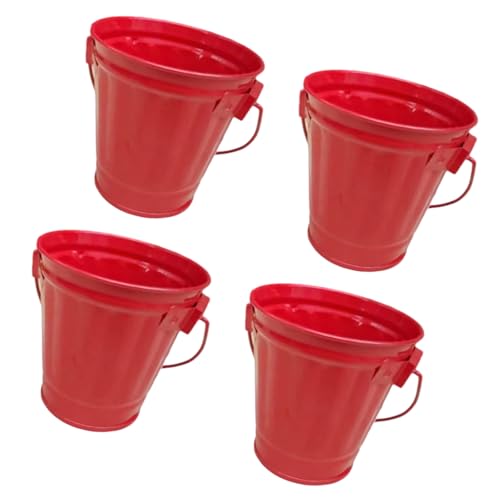 4 Piece Metall Bleistifthalter Iron Eimer Garten Eimer Set Mit Griffen Für Büroschreibtisch Und Klassenzimmerdekoration von Dawutocap