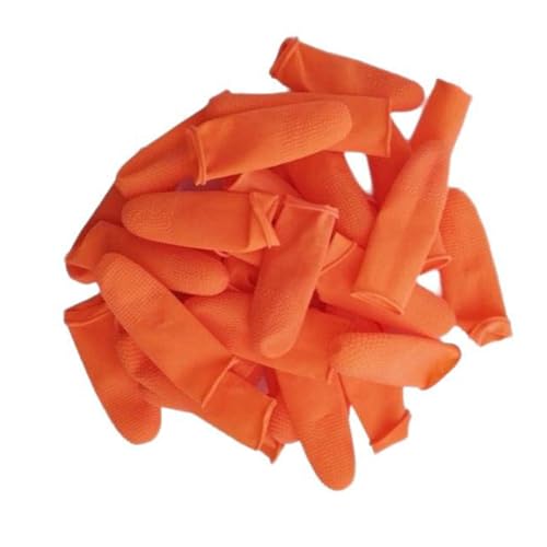 50pcs Flexible Latexfingerhärme Kinderbetten Mit Nicht Überrutschenden Oberflächen Für Schmuckherstellung Und Präzisionsbetriebshandschuhe Einweghandschuhe von Dawutocap