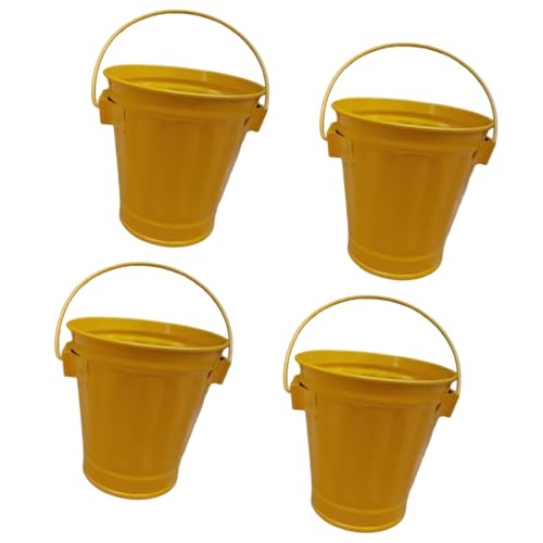 Dawutocap 4 Piece Metall Bleistifthalter Iron Eimer Garten Eimer Set Mit Griffen Für Büroschreibtisch Und Klassenzimmerdekoration von Dawutocap
