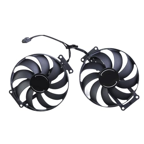 Dawutocap 90 Mm 6Pin CF9010U12D DC12V 0.45A GPU Lüfter Für RX6600 6600XT 6700xt Graphics Card Cooling Lüfter von Dawutocap