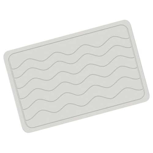 Dawutocap Badematte, schnell absorbierend, rutschfeste Duschmatte für Badezimmer, einfach von Dawutocap