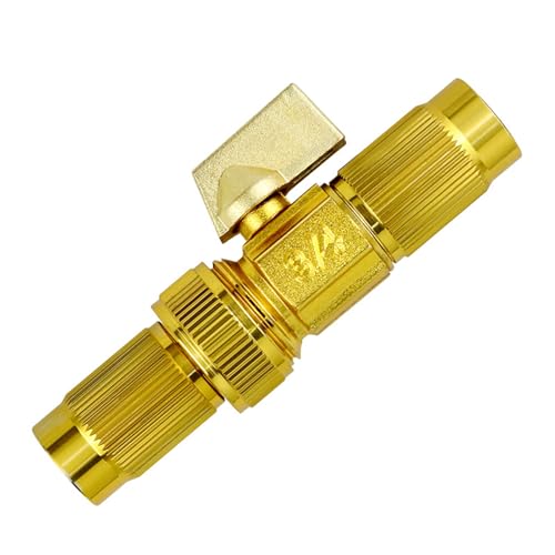 Dawutocap Easy Connects Kugelventile Schnellverbinder Ventile Hochdruck 3/4 Zoll Schnellanschlüsse Ventile für Hochdruckreiniger von Dawutocap