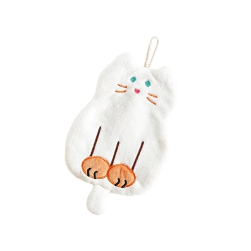 Dawutocap Kinder Handtuch Katzen Handtuch Mikrofaser Saugfähige Handtücher Hängend Schnell Trocknend Saugfähig Waschlappen Für Küchen Mikrofaser Küchentücher von Dawutocap