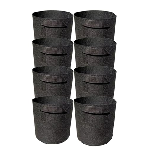 Dawutocap Packung Mit 8 Nicht Verwobenen Stoffwachstumstaschen Mit Mehrzweckpflanzer Für Aquatics Blumen Wiederverwendbar Falten Dawutocap Packung Mit 8 Nicht Verwobenen Stoffwachstumstaschen Mit Mehrzweckpflanzer Für Aquatics Blumen Wiederverwendbar Falten von Dawutocap