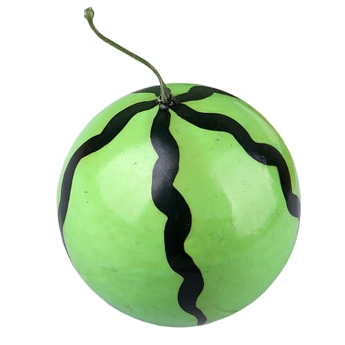Dawutocap Realistisches Wassermelonen-Modell, Party-Dekor, detailliertes Wassermelonen-Modell, hergestellt aus Schaumstoffmaterialien für Langlebigkeit von Dawutocap