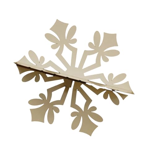 Dawutocap Schneeflocken-Wandregal, Holzaufbewahrung, Display für Heimdekoration, Holzhalter Dawutocap Schneeflocken-Wandregal, Holzaufbewahrung, Display für Heimdekoration, Holzhalter von Dawutocap