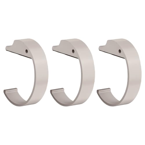 Dawutocap Set mit 3 Mehrzweck-C-förmigen Handtaschenhaken, Aluminium-Tischaufhänger für Taschen, Mäntel, Schlüssel, Organisation, Schreibtisch-Organizer von Dawutocap