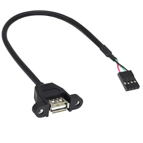 Dawutocap Weibliche Bis Weibliche USB2.0 Panel Mount Stecker Zum 4Pin Motherboards Kabel Für Eine Stabile Datenübertragung von Dawutocap