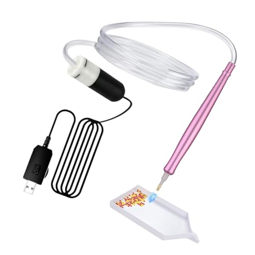 Elektrischer Edelstein-Malstift, elektrischer Vakuum-Bohrwerkzeug, Pickup-Stift für 5D-Kunst-Stickerei und Nägel, Kunstkreation, Edelstein-Malerei von Dawutocap