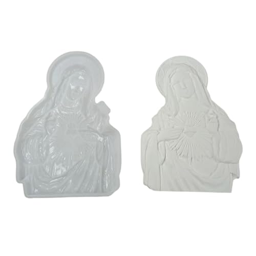 Silikonform für Heilige Herz-Mutter-Skulpturen für sichere, handgefertigte katholische Dekorationen und künstlerische Harz-Kreationsdekoration Silikonform für Heilige Herz-Mutter-Skulpturen für sichere, handgefertigte katholische Dekorationen und künstlerische Harz-Kreationsdekoration von Dawutocap