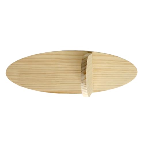 Stilvolle ovale Form Holz Wandregal Pflanzenbücher Display Lagerregal für Bauernhäuser Wohnzimmer oder Schlafzimmer Wanddekoration Massivholz Display Regal von Dawutocap