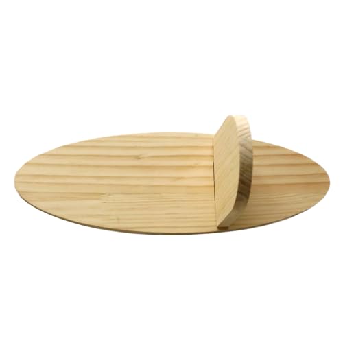 Stilvolle ovale Form Holz Wandregal Pflanzenbücher Display Lagerregal für Bauernhäuser Wohnzimmer oder Schlafzimmer Wanddekoration Massivholz Display Regal von Dawutocap