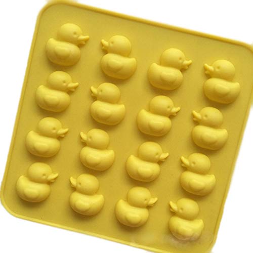 16 Ente Silikon-Kuchenform Ente Silikon Kuchen- Fondant- Form Party DIY Sugar-Fondant-Kuchen-Silikonformen Weiche Silikonform - Zufällige Farbe 16 Ente Silikon-Kuchenform Ente Silikon Kuchen- Fondant- Form Party DIY Sugar-Fondant-Kuchen-Silikonformen Weiche Silikonform - Zufällige Farbe von Dawwoti