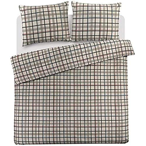 DayDream bedwear Flip Bettbezüge, Baumwolle, Grau, 140 x 200/220 von DayDream bedwear