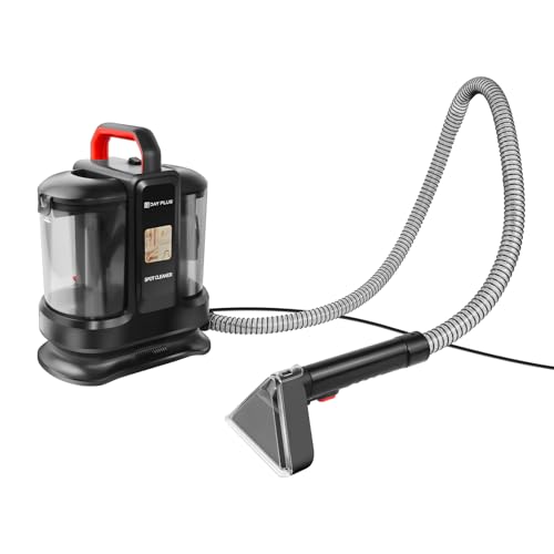 400W Waschsauger Teppichreiniger, 13KPA Tragbarer Reinigungsmaschine Fleckenreiniger, Teppich Couch Tiefenreiniger mit 2 Reinigungsbürsten für Teppich Sofa Treppen Auto, IPX4 von DayPlus