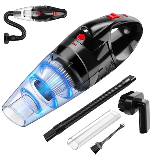 Akku-Handstaubsauger Kabellos mit Waschbar HEPA-Filter, Kompakter und Leichter Handsauger Staubsauger per Auto, Haus, Tierhaare, Küche von DayPlus