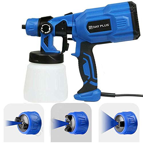 Elektrisches Farbspritzgerät 550W Farbsprühsystem für Holzfarben, Wandfarbe, Metallfarbe, Farbspritzpistole mit 800ml Behälter und 3 Sprühmuster Elektrisches Farbspritzgerät 550W Farbsprühsystem für Holzfarben, Wandfarbe, Metallfarbe, Farbspritzpistole mit 800ml Behälter und 3 Sprühmuster von DayPlus