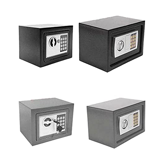 Tresor Feuerfest Wandtresor Möbeltresor Elektronischer Safe Klein Wandsafe Mini Tresor Stahlsafe Minisafe Schranktresor Geldschrank mit elektronischem Zahlenschloss und 2 Schlüsseln 8.5L Grau Tresor Feuerfest Wandtresor Möbeltresor Elektronischer Safe Klein Wandsafe Mini Tresor Stahlsafe Minisafe Schranktresor Geldschrank mit elektronischem Zahlenschloss und 2 Schlüsseln 8.5L Grau von DayPlus