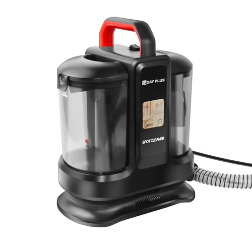 Waschsauger Fleckenreiniger für die Reinigung von Polstern, Leistungsstark 400W Motor, 13Kpa, Carpet-Spot Clean, Fleckentfernung auf textilen Flächen, 2 Wasserbehälter Waschsauger Fleckenreiniger für die Reinigung von Polstern, Leistungsstark 400W Motor, 13Kpa, Carpet-Spot Clean, Fleckentfernung auf textilen Flächen, 2 Wasserbehälter von DayPlus