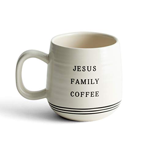 Dayspring - J3874 Kaffeebecher mit Jesus-Familie, 473 ml, inspirierende Keramiktasse von DaySpring