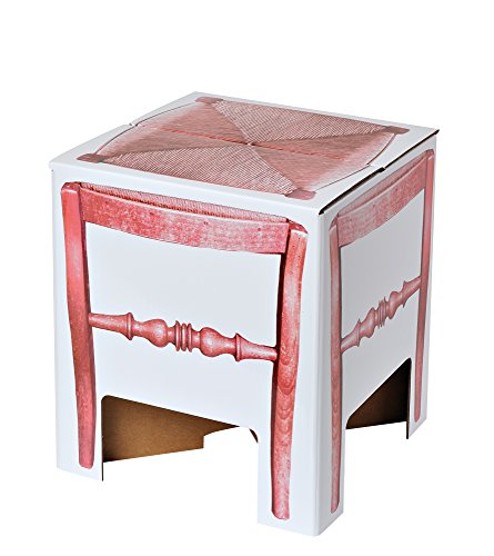 Daycollection 4 Me K FITIPOCU4 Hocker, Karton, 30 x 30 x 33 cm, Rot von Daycollection