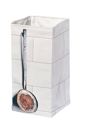 Daycollection Couverts COUVBOHA5 Aufbewahrungsbox für Küchenutensilien, Baumwolle, 12 x 12 x 25 cm, Grau von Daycollection