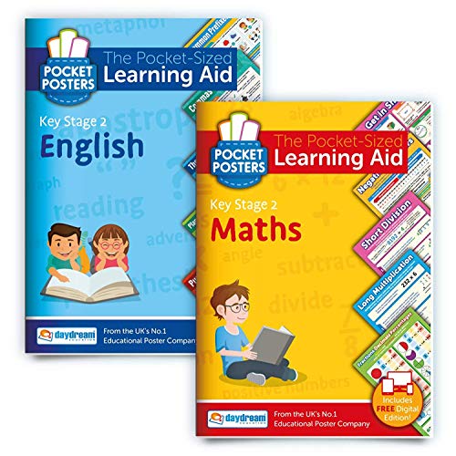 Daydream Education KS2 Mathe und Englisch Lernpaket | Taschenposter: The Pocket-Size-Revision Guides | KS2-Spezifikation | Kostenlose digitale Ausgaben mit über 1.600 Bewertungsfragen Daydream Education KS2 Mathe und Englisch Lernpaket | Taschenposter: The Pocket-Size-Revision Guides | KS2-Spezifikation | Kostenlose digitale Ausgaben mit über 1.600 Bewertungsfragen von Daydream Education