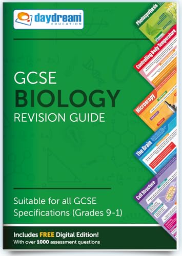 GCSE Biology, Pocket Posters: The Pocket-Sized Biology Revision Guide für Biologie, Taschenbuch, nach GCSE-Vorgaben, mit kostenloser digitaler Ausgabe für Computer, Handys, Tablets, englische Version von Daydream Education