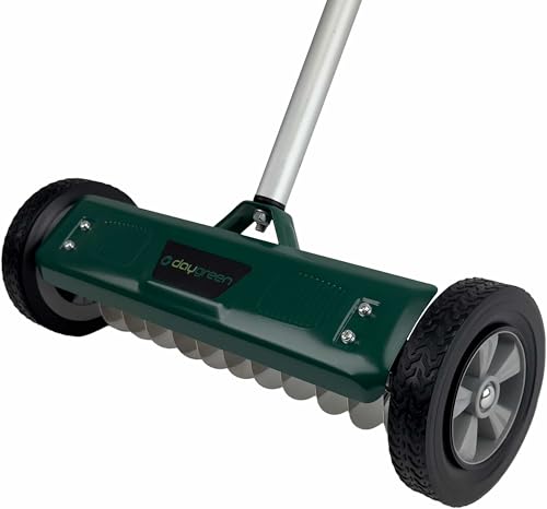 DAYGREEN Hand-Vertikutierer VT-32 | Moos und Unkrautentferner mit 11 Edelstahlmessern | 32 cm Arbeitsbreite | Rasenschonende Leichtlauf-Räder DAYGREEN Hand-Vertikutierer VT-32 | Moos und Unkrautentferner mit 11 Edelstahlmessern | 32 cm Arbeitsbreite | Rasenschonende Leichtlauf-Räder von Daygreen