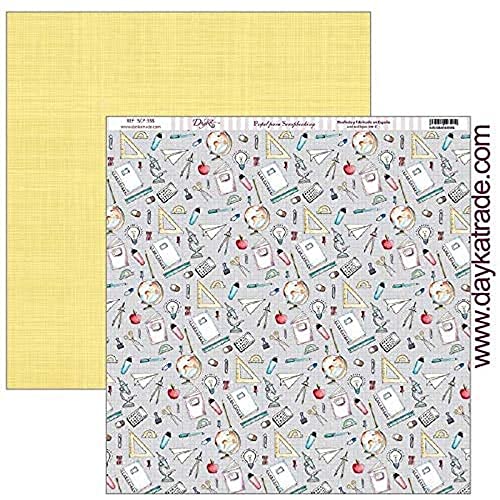 Dayka Trade Scrapbooking-Papier Dayka Tablet mit Sandwiches 30,5 x 31,5 cm, bunt, Regular von Dayka Trade