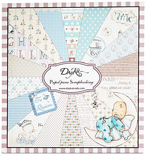 Dayka Trade Scrapbooking-Set für Kinder, 20 x 20 cm von Dayka Trade