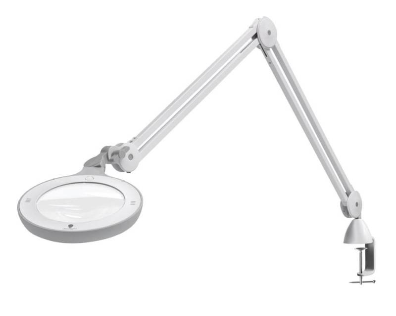 Daylight LED Arbeitsleuchte - Omega 5 Lupenleuchte mit 2 Glaslinsen 3D + 5D von Daylight