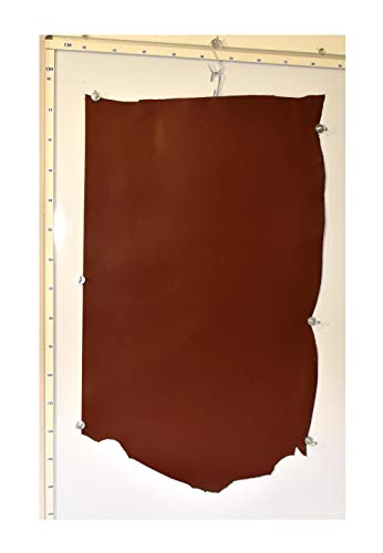 DayneQ Ca. Wie in Bild Lederhaut Echtleder 1x Hälfte Croupon ca. 1 Quadratmeter - Hell Braun von DayneQ