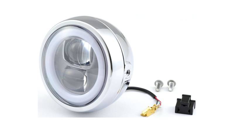 Daytona Hauptscheinwerfer LED Chrom mit seitlicher Halterung von Daytona