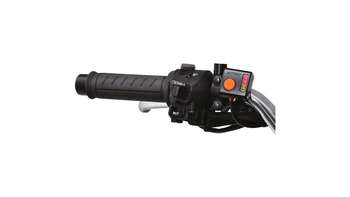 Daytona Heizgriffe 12 V für 22 mm ATV-Lenker Heizleistung einstellbar von Daytona