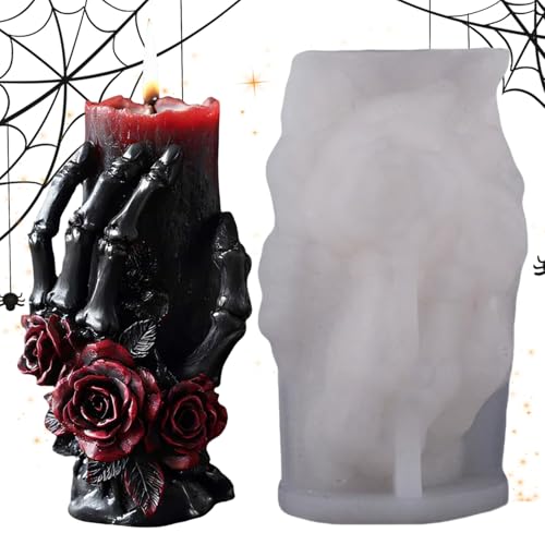 Dayysiuy 3D Schädel Silikon Kerzenform,3D Schädel Wachskerzen Gießform | Halloween Deko Partyzubehör Für Erwachsene Frauen Männer Kinder Familie Freunde Teens Dayysiuy 3D Schädel Silikon Kerzenform,3D Schädel Wachskerzen Gießform | Halloween Deko Partyzubehör Für Erwachsene Frauen Männer Kinder Familie Freunde Teens von Dayysiuy
