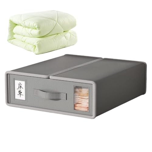 Dayysiuy Bettwäsche Organizer - Falbbare Aufbewahrung Für Bettwäsche,Box mit Sichtfenster staubdichte Behälter für Wohnheim Hochschule Kleiderschrank Kinder Dayysiuy Bettwäsche Organizer - Falbbare Aufbewahrung Für Bettwäsche,Box mit Sichtfenster staubdichte Behälter für Wohnheim Hochschule Kleiderschrank Kinder von Dayysiuy