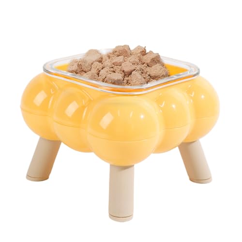 Dayysiuy Erhöhte Katzenschüssel, rutschfeste Kätzchenschale, Rutschfester erhöhter Katzenfutternapf für Zuhause Innenbereich Reisen Wohnzimmer Dayysiuy Erhöhte Katzenschüssel, rutschfeste Kätzchenschale, Rutschfester erhöhter Katzenfutternapf für Zuhause Innenbereich Reisen Wohnzimmer von Dayysiuy