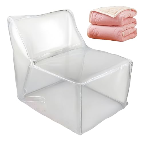 Dayysiuy Große Beanbag Hülle, Großer Transparenter Plüschtier Sitzsack Bezug, Wasserdichter Plüsch Bezug Für Couch Sofa Bett Schlafzimmer Wohnheim von Dayysiuy
