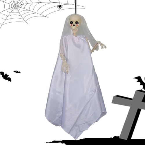 Dayysiuy Halloween Geisterbraut Dekoration - Schaurige Geisterbraut Deko Für Halloween Außenbereich - Wetterfeste Feiertagsornamente Für Garten, Rasen, Wege, Partys, Gänge, Hinterhof Und Dayysiuy Halloween Geisterbraut Dekoration - Schaurige Geisterbraut Deko Für Halloween Außenbereich - Wetterfeste Feiertagsornamente Für Garten, Rasen, Wege, Partys, Gänge, Hinterhof Und von Dayysiuy