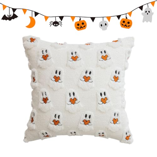 Dayysiuy Halloween Kissenbezug | 45cm Halloween Sofakissen Bezug | Waschbarer Gemütlicher Bezug Für Innen Außen Wohnung Festtage Sofa Deko Bauernhaus Dayysiuy Halloween Kissenbezug | 45cm Halloween Sofakissen Bezug | Waschbarer Gemütlicher Bezug Für Innen Außen Wohnung Festtage Sofa Deko Bauernhaus von Dayysiuy