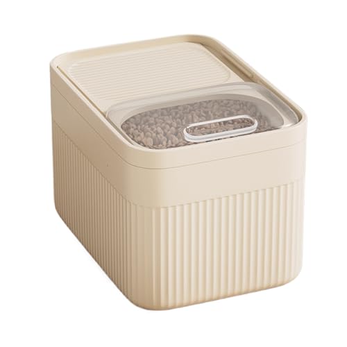 Dayysiuy Hundefutter Behälter | 10 Liter Luftdichter Behälter Für Trockenfutter | Futterstation-Organizer Für Welpen Kätzchen Kleintiere Vorratsschrank Dayysiuy Hundefutter Behälter | 10 Liter Luftdichter Behälter Für Trockenfutter | Futterstation-Organizer Für Welpen Kätzchen Kleintiere Vorratsschrank von Dayysiuy