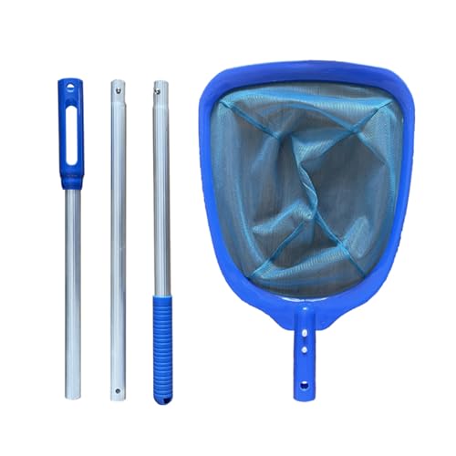 Dayysiuy Lang Poolkescher Feinmaschig, Kescher Pool, Teichkescher & Pools Kescher, Sammeln Von Blättern & Schmutz, Perfektes Pools Zubehör Für Schnelle Oberflächenreinigung von Dayysiuy