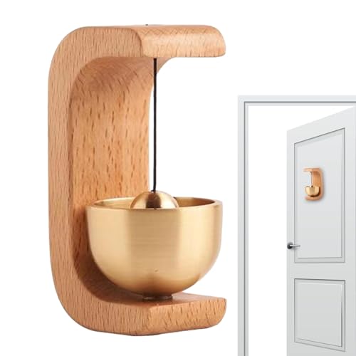 Dayysiuy Magnetische Türklingel | Holz Türgong - Mit Magnet und Klebeband Messing Sicherheitsalarm für Eingang Schiebetür Kühlschrank Gartentor Dayysiuy Magnetische Türklingel | Holz Türgong - Mit Magnet und Klebeband Messing Sicherheitsalarm für Eingang Schiebetür Kühlschrank Gartentor von Dayysiuy