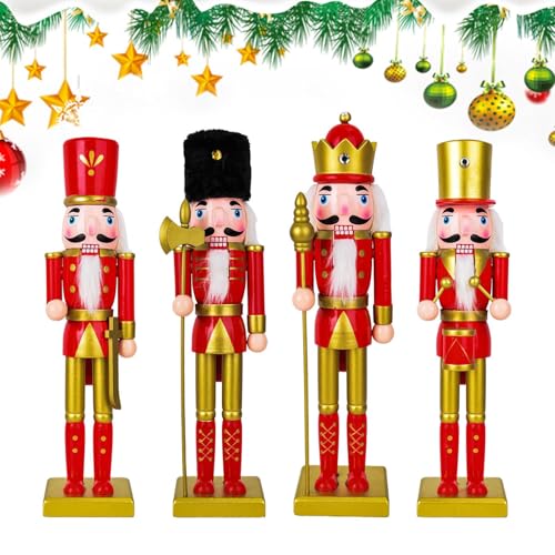 Dayysiuy Nussknacker Weihnachtsdeko - Holz Nussknacker Soldatenfigur Weihnachtsdeko | Tischdekoration Für Feiertage Innenraum Wohnzimmer Party Wohnung Büro Schreibtisch Schlafzimmer Dayysiuy Nussknacker Weihnachtsdeko - Holz Nussknacker Soldatenfigur Weihnachtsdeko | Tischdekoration Für Feiertage Innenraum Wohnzimmer Party Wohnung Büro Schreibtisch Schlafzimmer von Dayysiuy