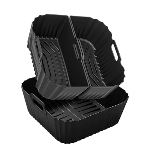 Dayysiuy Silikon Einsatz Für Heißluftfritteuse, Backofen Mikrowelle Zubehör, Hitzebeständige Silikon Heißluftfritteuse Einsätze Für Kochen, Dämpfen, Erwärmen, Küche, Restaurant, Dayysiuy Silikon Einsatz Für Heißluftfritteuse, Backofen Mikrowelle Zubehör, Hitzebeständige Silikon Heißluftfritteuse Einsätze Für Kochen, Dämpfen, Erwärmen, Küche, Restaurant, von Dayysiuy