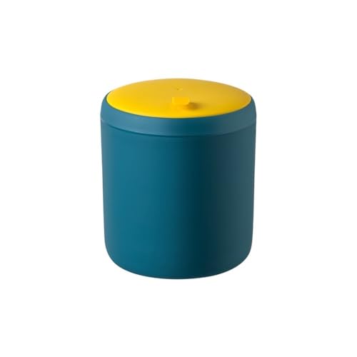 Dazengzeng Mülleimer Mini-Mülleimer Abfalleimer Arbeitsplatten-Mülleimer Home Desktop-Mülleimer Plastik-Mülleimer Bürobedarf Mülleimer(Blue) von Dazengzeng