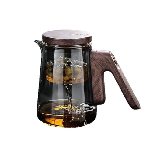 Dazengzeng Teekessel 1-Touch-Teekessel mit Sieb | Schnellbrüh-Teekanne aus Glas von Dazengzeng