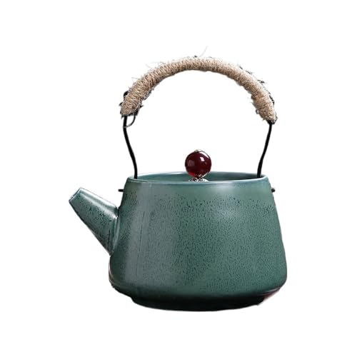Dazengzeng Teekessel Keramik-Kung-Fu-Teekanne mit Sieb – Teeservice for Zuhause, (Green) von Dazengzeng