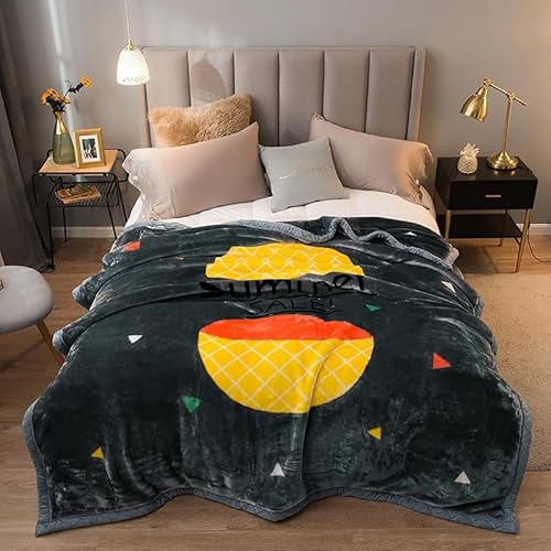Dazzluxe Fleecedecke Queen Size 150 x 200 cm, Schwere Koreanische Nerz Plüschdecken, 2-Lagige Wendbare Bedruckte Weiche Mikrofaser-Überwurfdecken Für Herbst Und Winter Dazzluxe Fleecedecke Queen Size 150 x 200 cm, Schwere Koreanische Nerz Plüschdecken, 2-Lagige Wendbare Bedruckte Weiche Mikrofaser-Überwurfdecken Für Herbst Und Winter von Dazzluxe